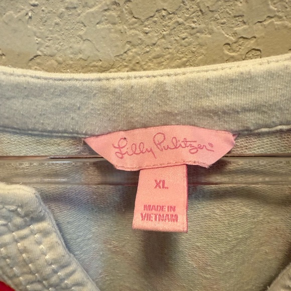 Lilly Pulitzer Pink and Blue Dress Size XL - Picture 2 of 6